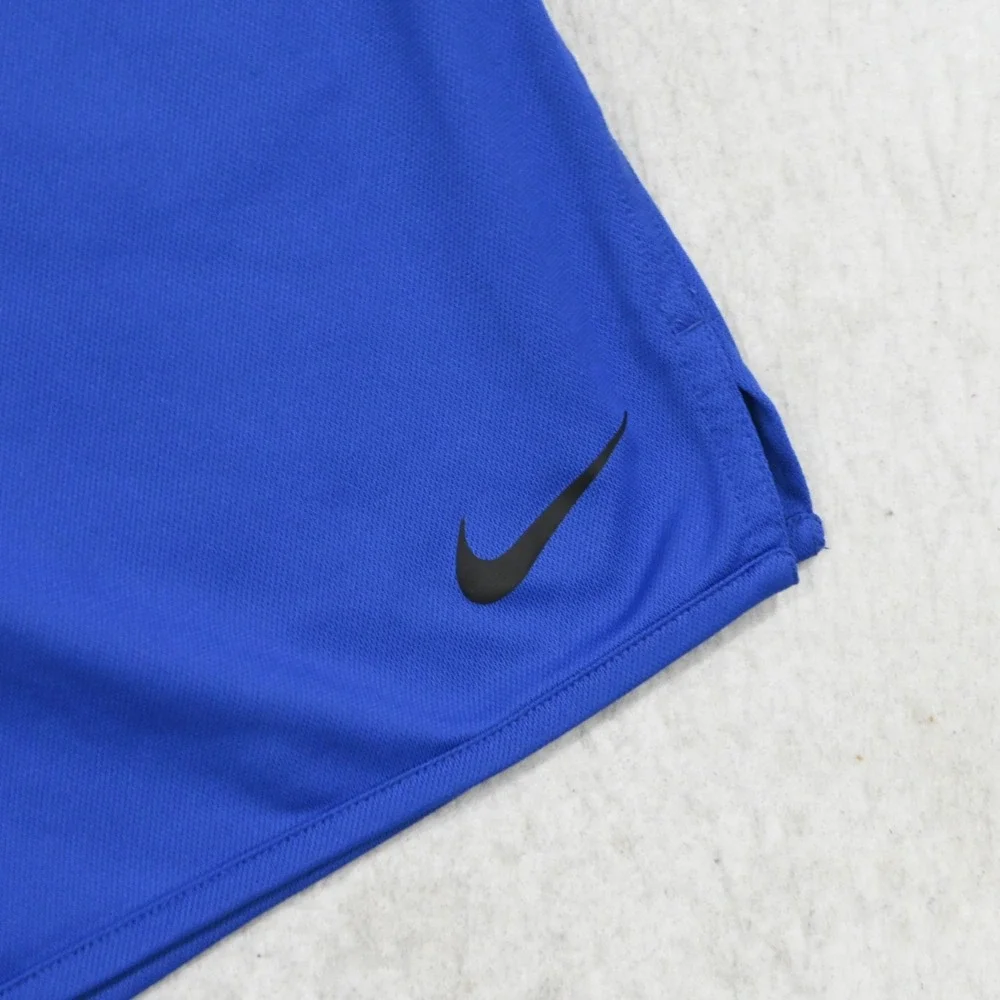 Nike Athletic Shorts Mens XL Blue Dri-FIT Elastic Waist‎ Pockets Training Gym 7